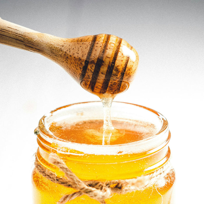 Raw honey skincare ingredient illustration