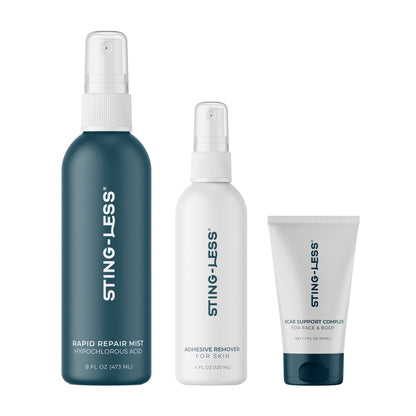Sting-Less Post Surgery Support bundle for wound healing and skin recovery