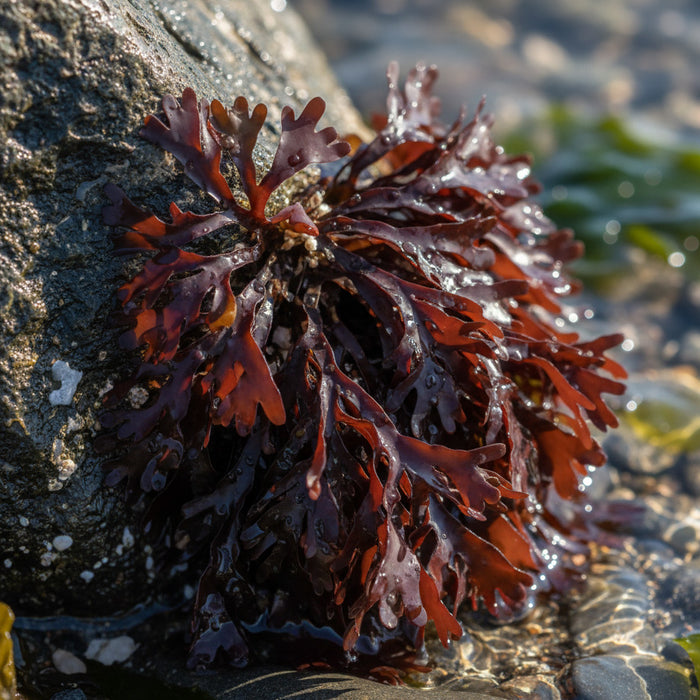 Sea moss extract botanical skincare ingredient illustration