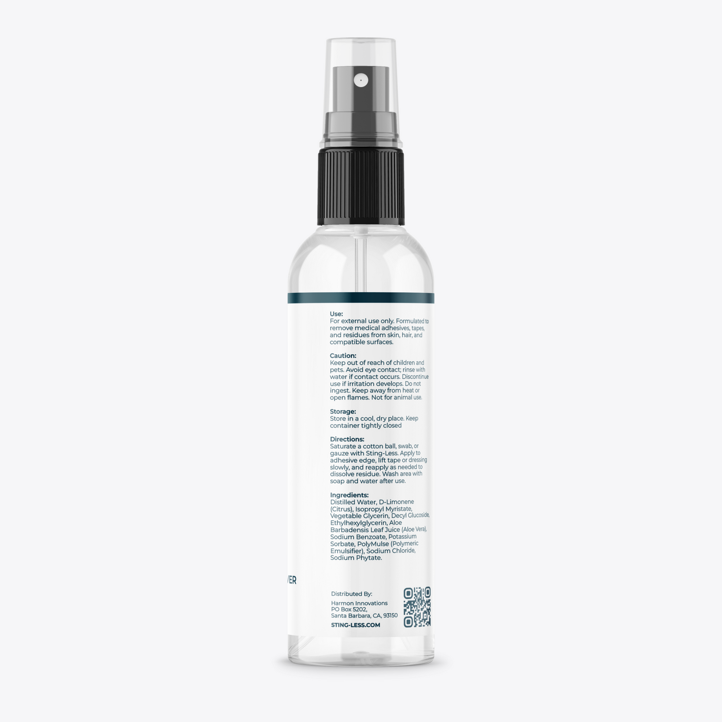 Sting-Less Adhesive Remover for Skin