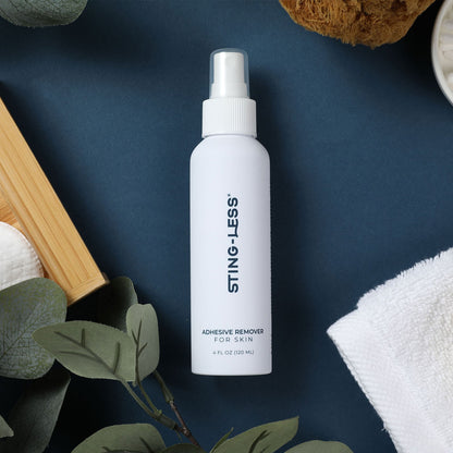 Sting-Less Adhesive Remover for Skin