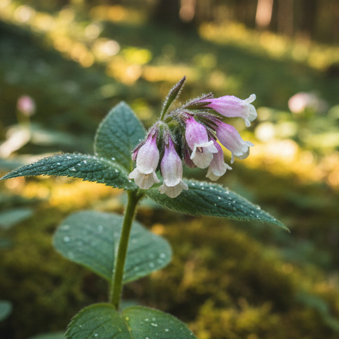 Allantoin skincare ingredient for sensitive skin illustration